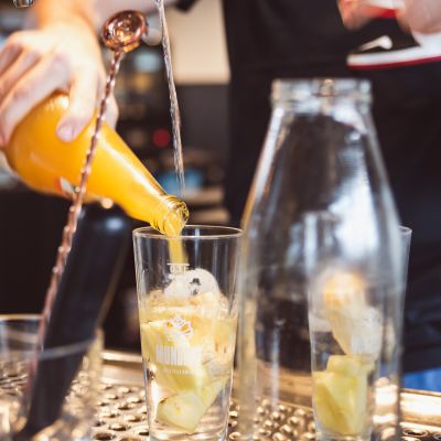 Drink in Zubereitung